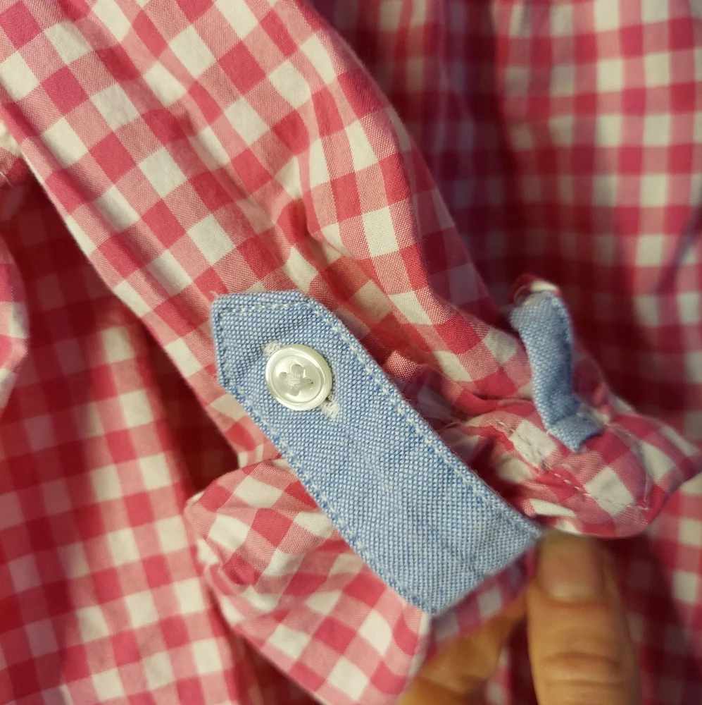 ⭐️ 5/$30 GAP kids _pink plaid 4T_ button up